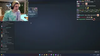 xQc Shows How Many Steam Games He Has