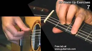 WARM UP Fingerstyle Exercise 7 - Guitar Lesson WITH TAB!