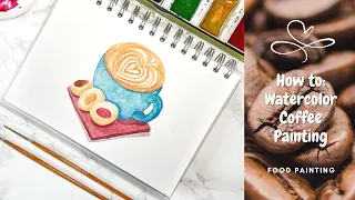How to: Watercolor Coffee Painting - Coffee Mug