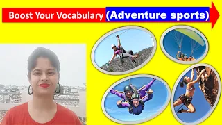 #vocabulary  Extreme Sports | List of Adventure Sports in English| Sports Vocabulary