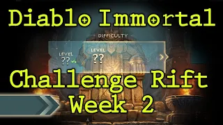 Diablo Immortal - Wizard Challenge Rift Week 2