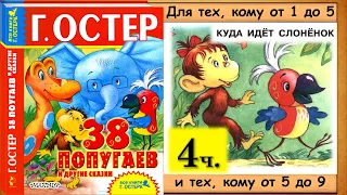 38 попугаев.  КУДА ИДЁТ СЛОНЁНОК (Г. Остер) - читает бабушка Лида