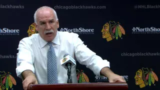 Quenneville Upset With Overturned Call, Walks Out On Postgame Press conference