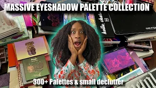 Massive Eyeshadow Palette Collection and Declutter...Over 300 Palettes Part 3