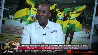 Dennis Gordon of the JAAA joins the Zone, Maurice WIlson threatened legal action against Tracey