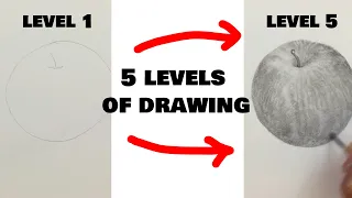 5 Levels of Drawing Timelapse!