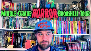 MIDDLE GRADE HORROR! 👻 Spooky Bookshelf Tour 📚