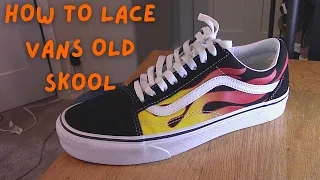 How To Lace Old Skool Vans!