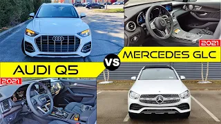 LUXURY LEADERS! -- 2021 Audi Q5 vs. 2021 Mercedes GLC 300: Comparison