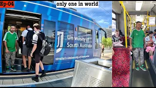First time in Public Bus & Train in Australia | Adelaide city tour