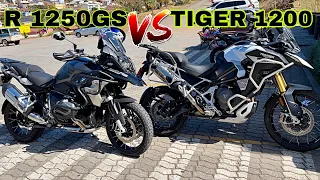 COMPARATIVO BMW R 1250 GS E NOVA TIGER 1200 EXPLORER/QUAL É A MELHOR PRO SEU USO?