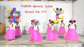 Chinna Chinna Aasai song dance, Capitanio Nursery School, Annual Day 2016