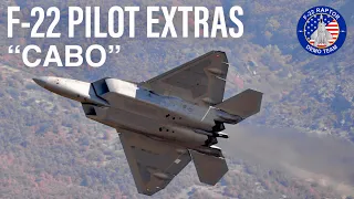 F-22 Raptor Pilot Extras | Joshua 'Cabo' Gunderson