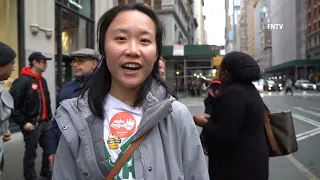 Amazon Protest in Manhattan part of International Black Friday Strike