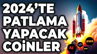 2024'te Patlama Yapacak 7 Coin - Erken Fırsat Altcoin Sepeti | 100x Kripto Para Tahminleri