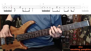 Siva by Smashing Pumpkins - Bass Cover with Tabs Play-Along