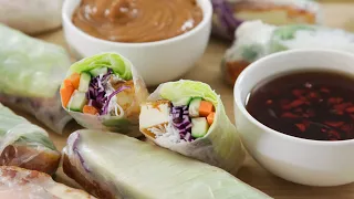 Tofu Spring Rolls Recipe | How to Make Spring Rolls