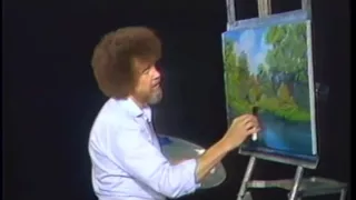 Bob Ross: Autumn Stream Clip (With Happy Accidents)