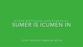 Sumer Is Icumen In  HAM 42