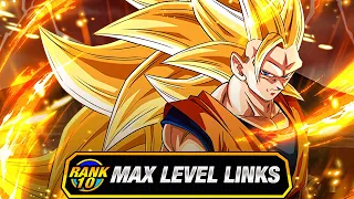 THE BEST EZA TUR?? LEVEL 10 LINKS 100% RAINBOW STAR EZA ANGEL SSJ3 GOKU! (DBZ: Dokkan Battle)