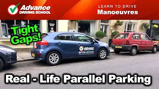 Real-Life Parallel Parking  |  Learn to drive: Manoeuvres