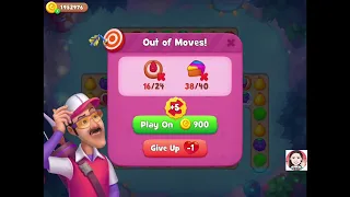 ⛔️Gardenscapes Challenge Level 11864  (Used Magic Hats & 1 dynamite/rainbow blast +8 moves). ⬇️⬇️