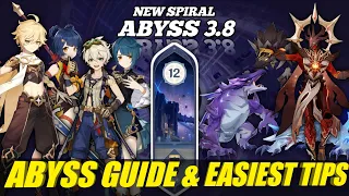 New SPIRAL ABYSS 3.8 guide and easiest tips || Genshin Impact 3.8