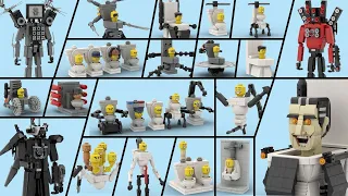 All Skibidi Toilets LEGO : TOILET ARMY Every Character!