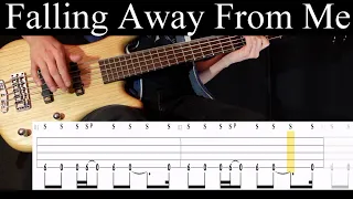 Falling Away From Me (Korn) - Bass Cover (With Tabs) by Leo Düzey