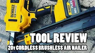 Tool Review - Dewalt 20v Cordless Brushless 21-Degree Framing Nailer