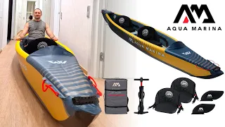 Надувной каяк Aqua Marina Tomahawk air-k 440. Распаковка и обзор. Первые впечатления.