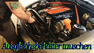 BMW Z4 e85 Ausgleichsbehälter tauschen / Kühlwasserverlust