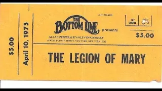 Jerry Shabbos Apr 17, 2021: Legion of Mary 04.10.1975 New York, NY Early Show AUD