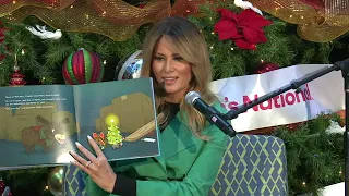 CHRISTMAS TIME: First Lady Melania Trump Reads At National Children's Hospital