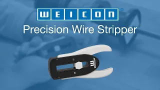 Easy and precise stripping of thin wires and conductors | WEICON TOOLS ESD Precision Wire Stripper