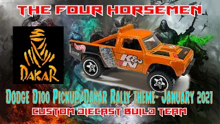 Four Horsemen Dodge D 100 Pickup / Dakar Rally Theme January 2021