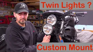 HayaBusa Streetfighter, Day#15, Head Lights Mount (Stage 1)