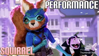 Squirrel Performs "Just The Two Of Us" By Grover Washington Jr, Bill Withers | Masked Singer | S9 E5