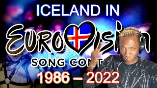 Iceland In the Eurovision song contest 1986-2022: ROGUE REACTS