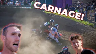 Drama At The Tomahawk Pitbike National!