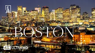 Boston, USA 🇺🇸 in 4K ULTRA HD 60FPS Video by Drone