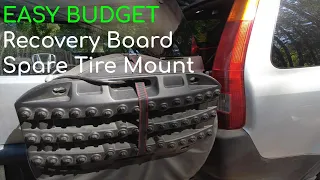 EASY Way to Mount Recovery Boards on Spare Tire