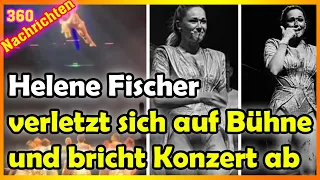 Helene Fischer musste ein Konzert in Hannover absagen