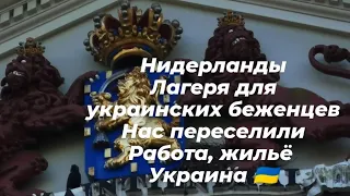 Нидерланды Лагеря   для украинских беженцев Нас переселили Работа Жильё Украина 🇺🇦