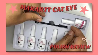 MAKARTT CAT EYE POLISH UNBOXING AND REVIEW|GENEVA STEELE