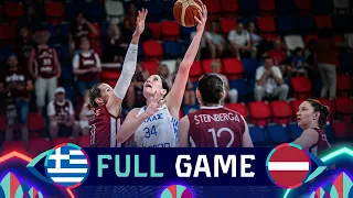 Greece v Latvia | Full Basketball Game | FIBA Women's EuroBasket 2023