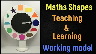 Maths shapes TLM working model | Teaching model for B.Ed | Teaching & Learning model for teachers