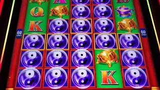 first jackpot of 2024 on the China Shores Great Stacks with 523 free spins bonus by Konami.
