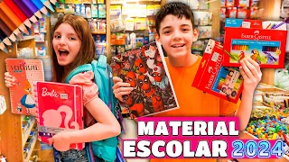 COMPRANDO NOSSO MATERIAL ESCOLAR 2024