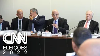 Moraes e PMs discutem protocolo de segurança para as eleições | CNN 360º